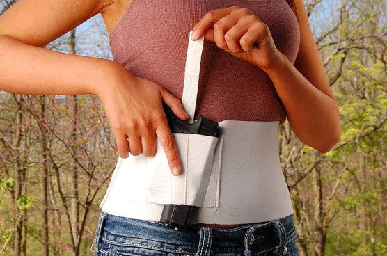  Tank Top Gun Holster for Women - Conceal Carry for Women -  Belly Band Holster for Concealed Carry Tank Top for Women - Ambidextrous  Plus Size Holster w/ Extra Magazine