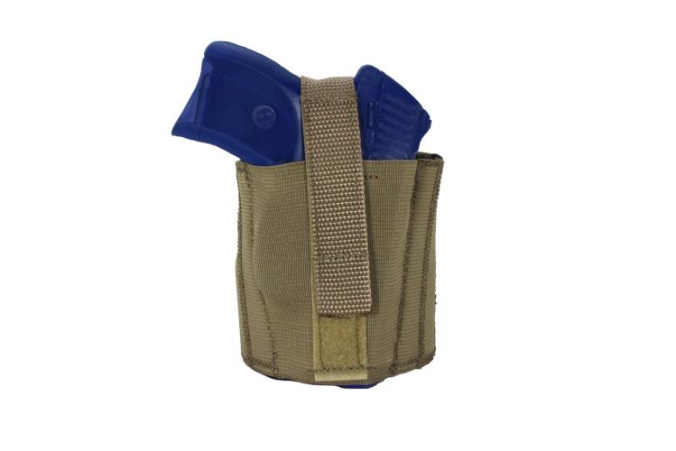 Black Boot Wrap Gun Holster with Mag Pocket | Daltech Force | USA Made